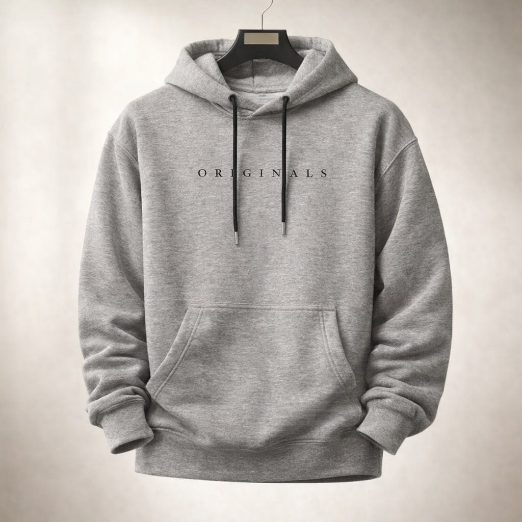 Sweat à capuche coupe droite