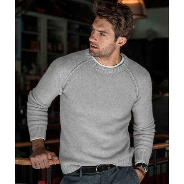 Pull en tricot doux décontracté pour le quotidien homme – Montgenèvre