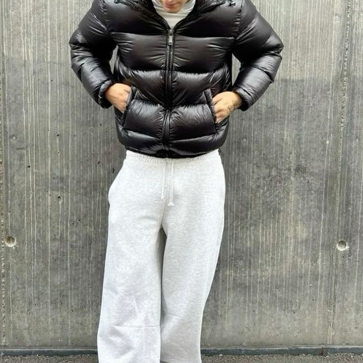 Veste matelassée doublée sherpa à capuche chaude hiver homme – Tonnerre