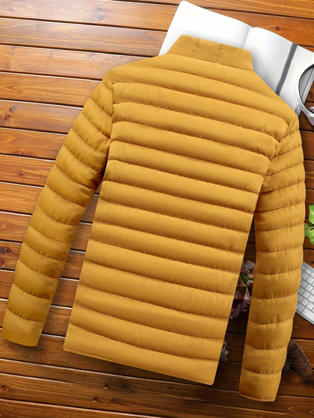 Doudoune légère matelassée courte à col montant zippé homme – Bayonne