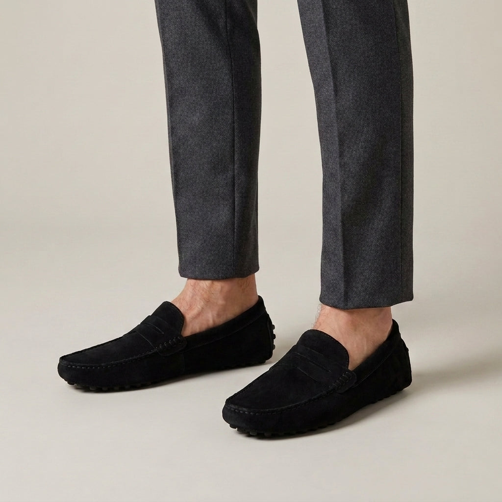 Mocassins slip-on en daim de veau pour le quotidien homme – Peillon