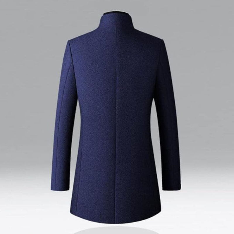 Manteau long d'hiver coupe structurée au style intemporel homme – Presbourg