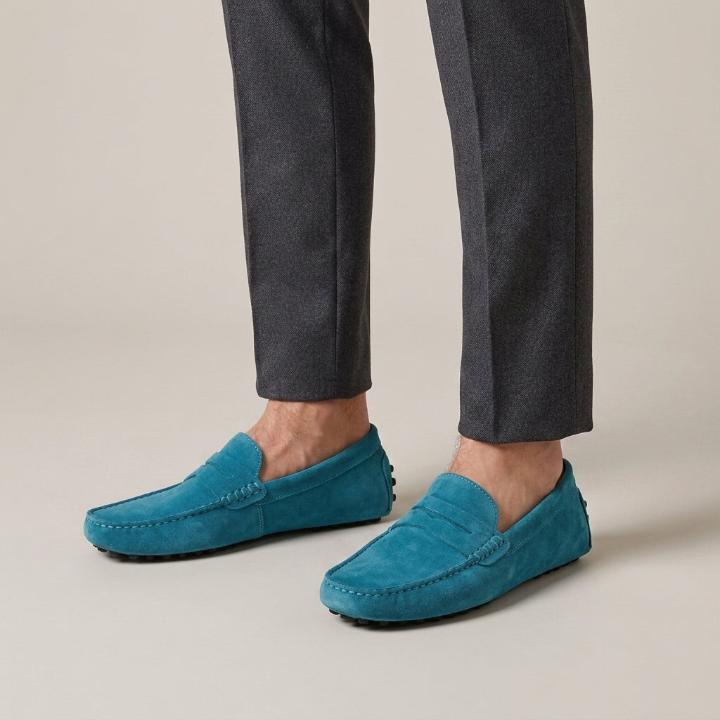 Mocassins slip-on en daim de veau pour le quotidien homme – Peillon