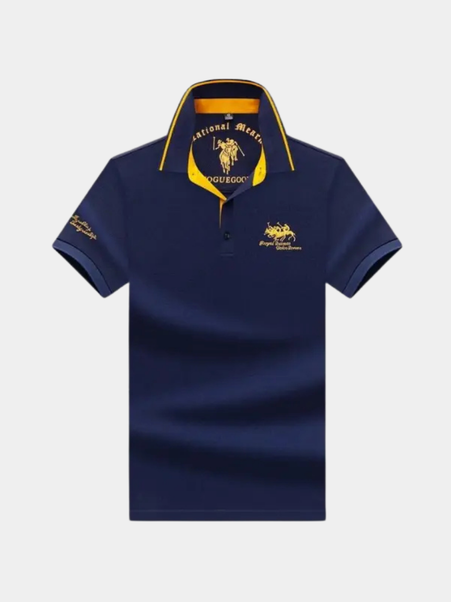 Polo léger à manches courtes en tissu respirant coupe régulière homme – Sauternes