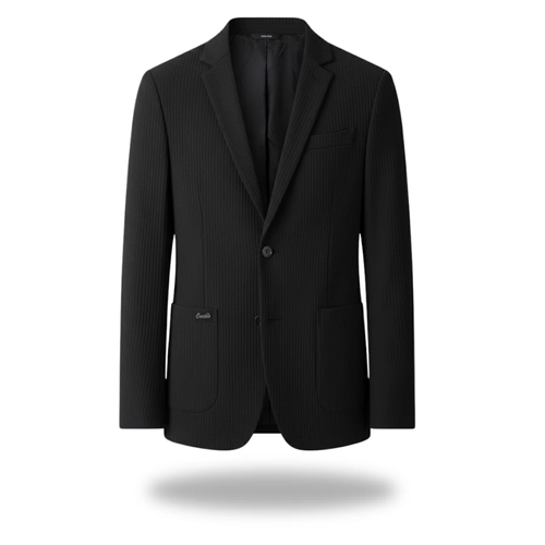 Blazer maille gaufrée deux boutons