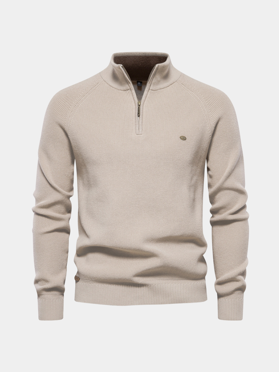 Pull d'automne en mélange de coton au style intemporel homme – Montmorency