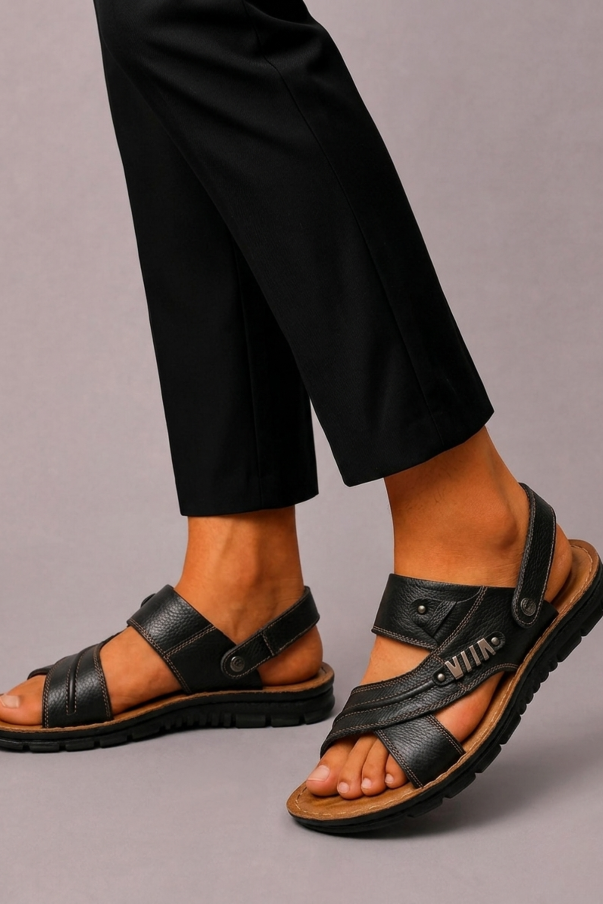 Sandales à boucles ouvertes pour l'été simplicité et confort homme – Marais