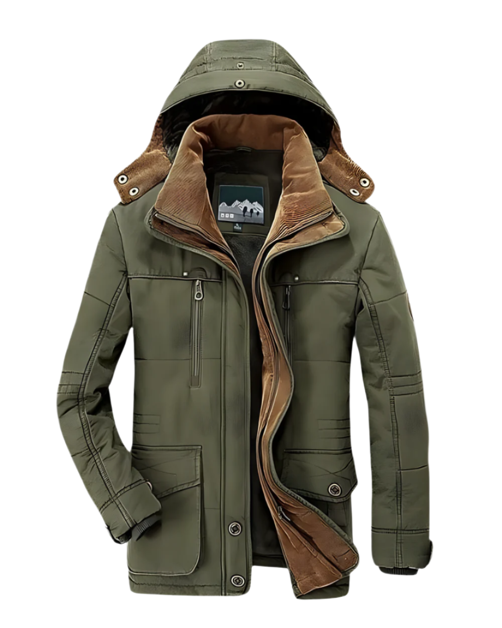 Veste rembourrée zippée coupe ajustée