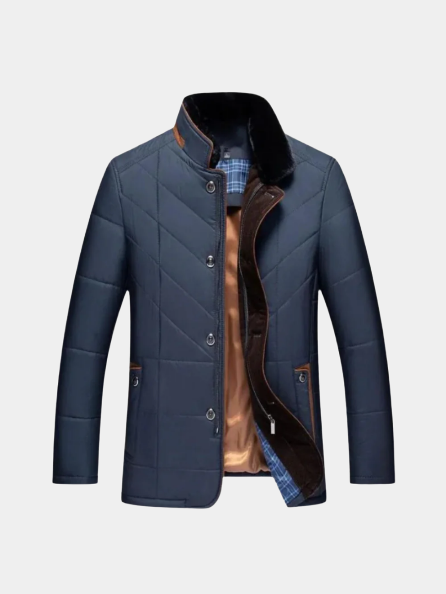 Veste matelassée à col montant