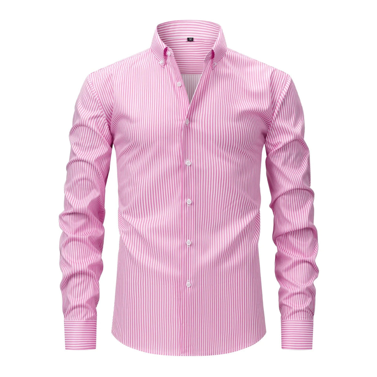 Chemise à rayures verticales coupe ajustée