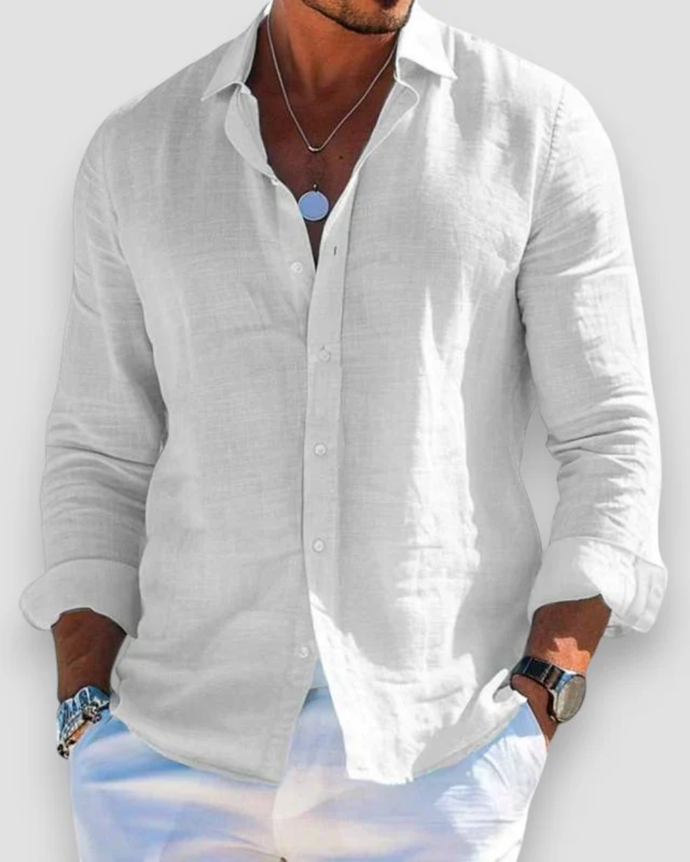 Chemise casual confortable coupe décontractée pour chaque jour homme – Omonville