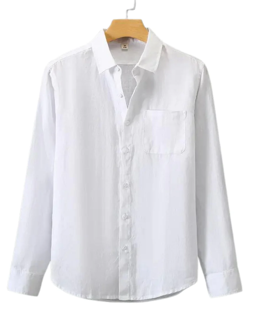 Chemise légère aspect lin décontractée