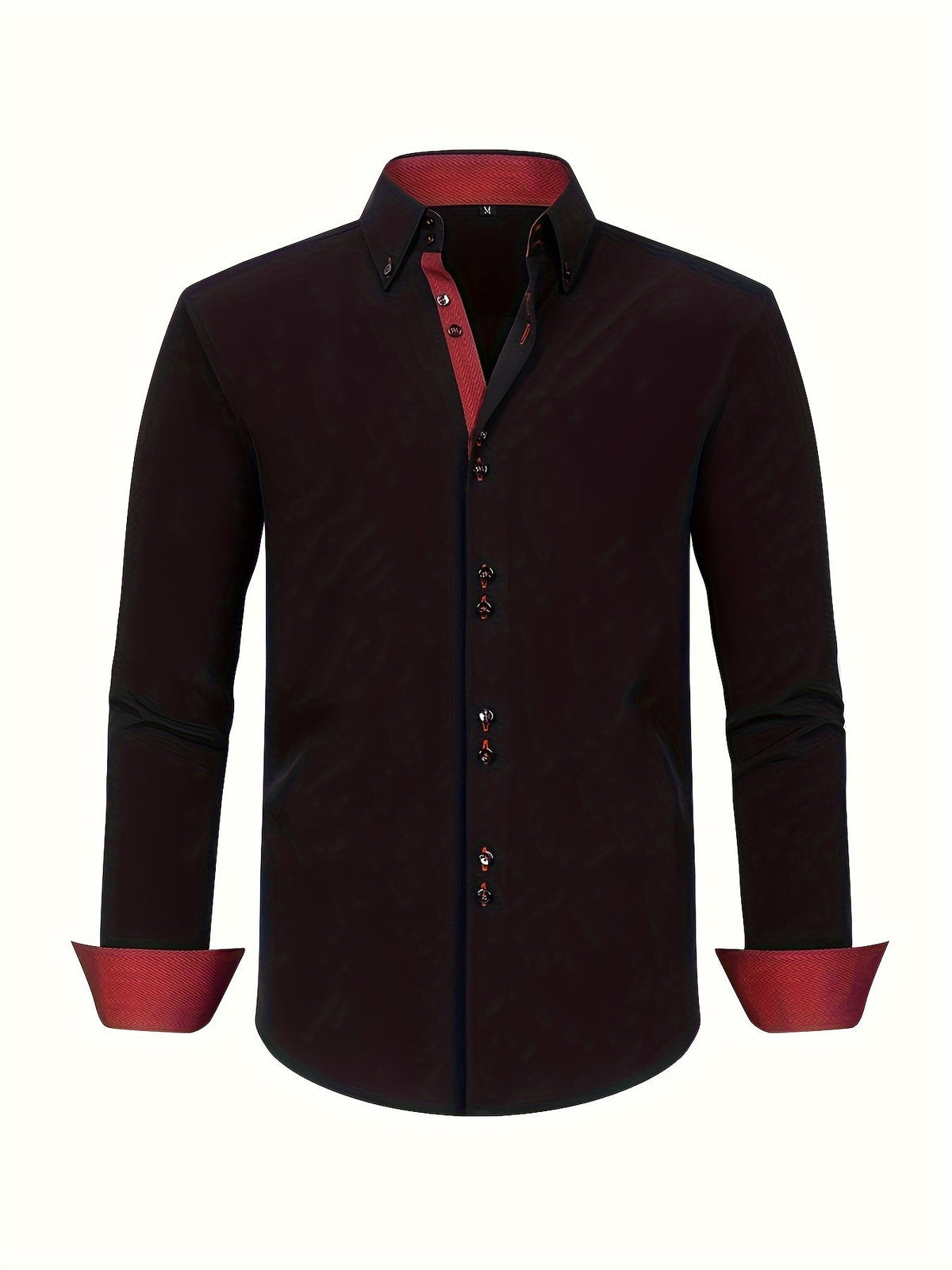 Chemise légère élégante à détails contrastés coupe confortable homme – Larmor