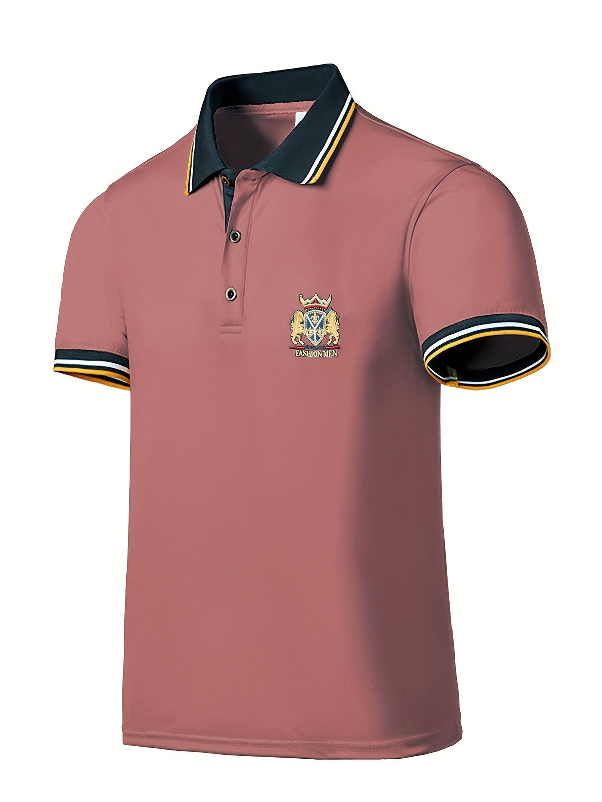 Chemise d'été unie à détails brodés