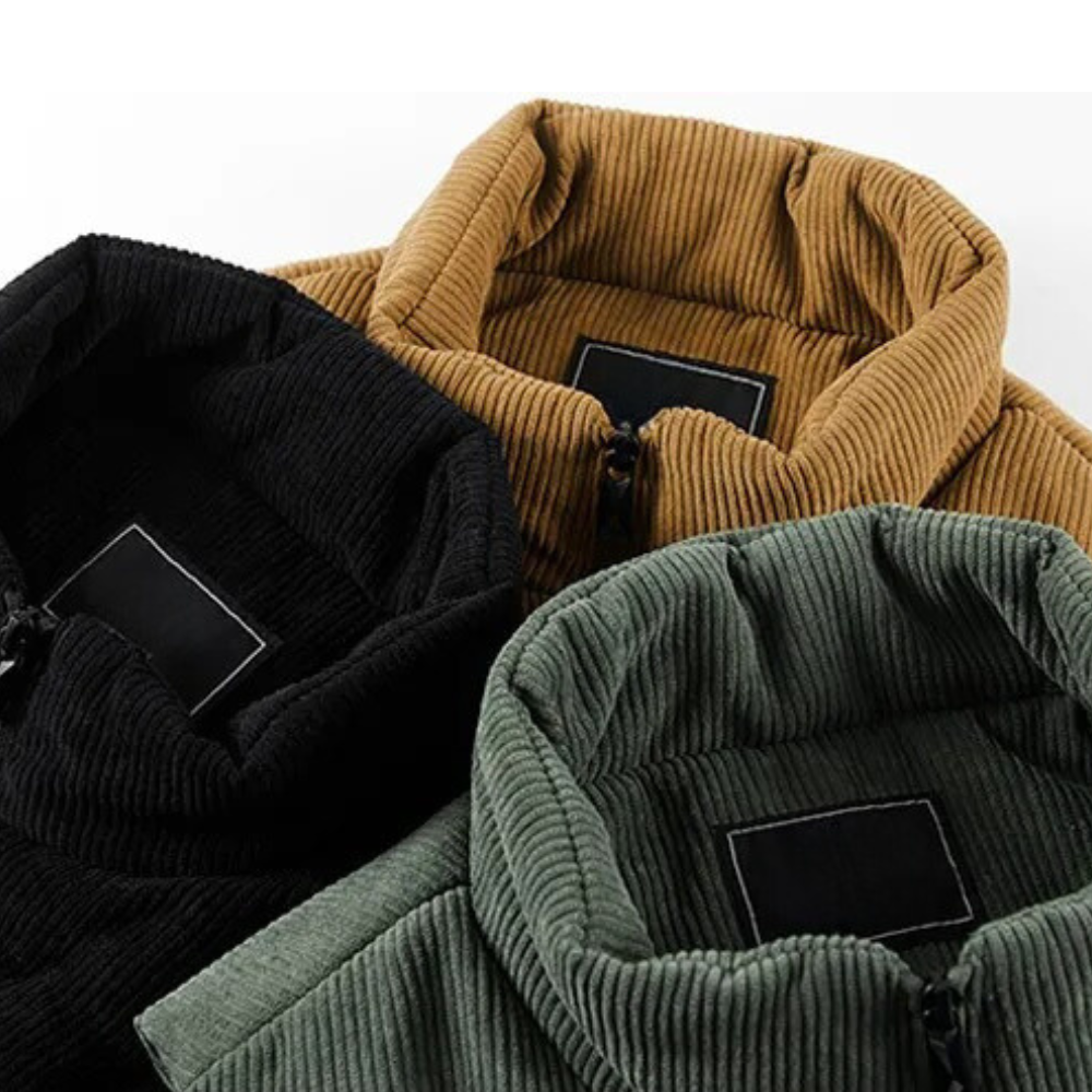 Gilet sans manches en velours côtelé