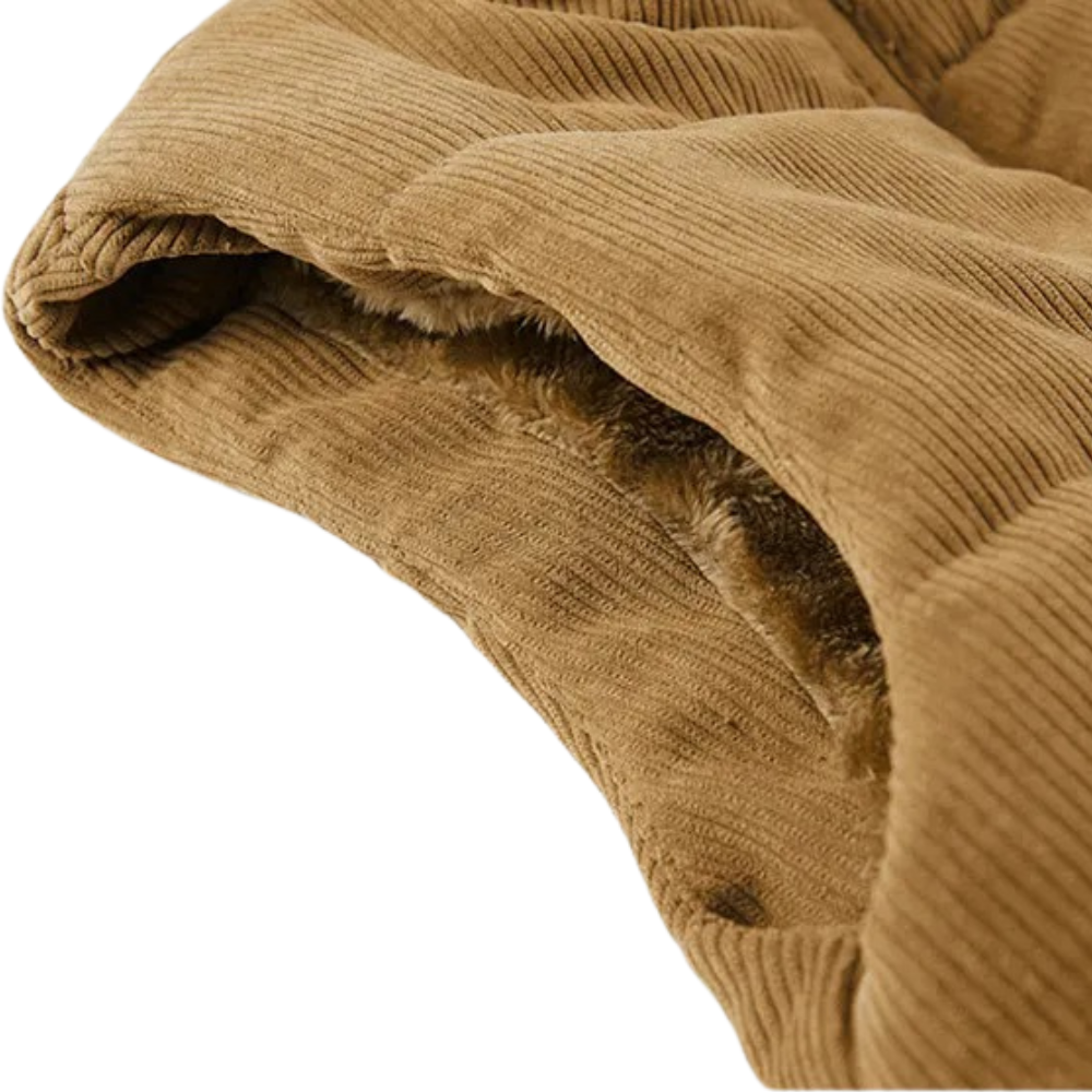 Gilet sans manches en velours côtelé