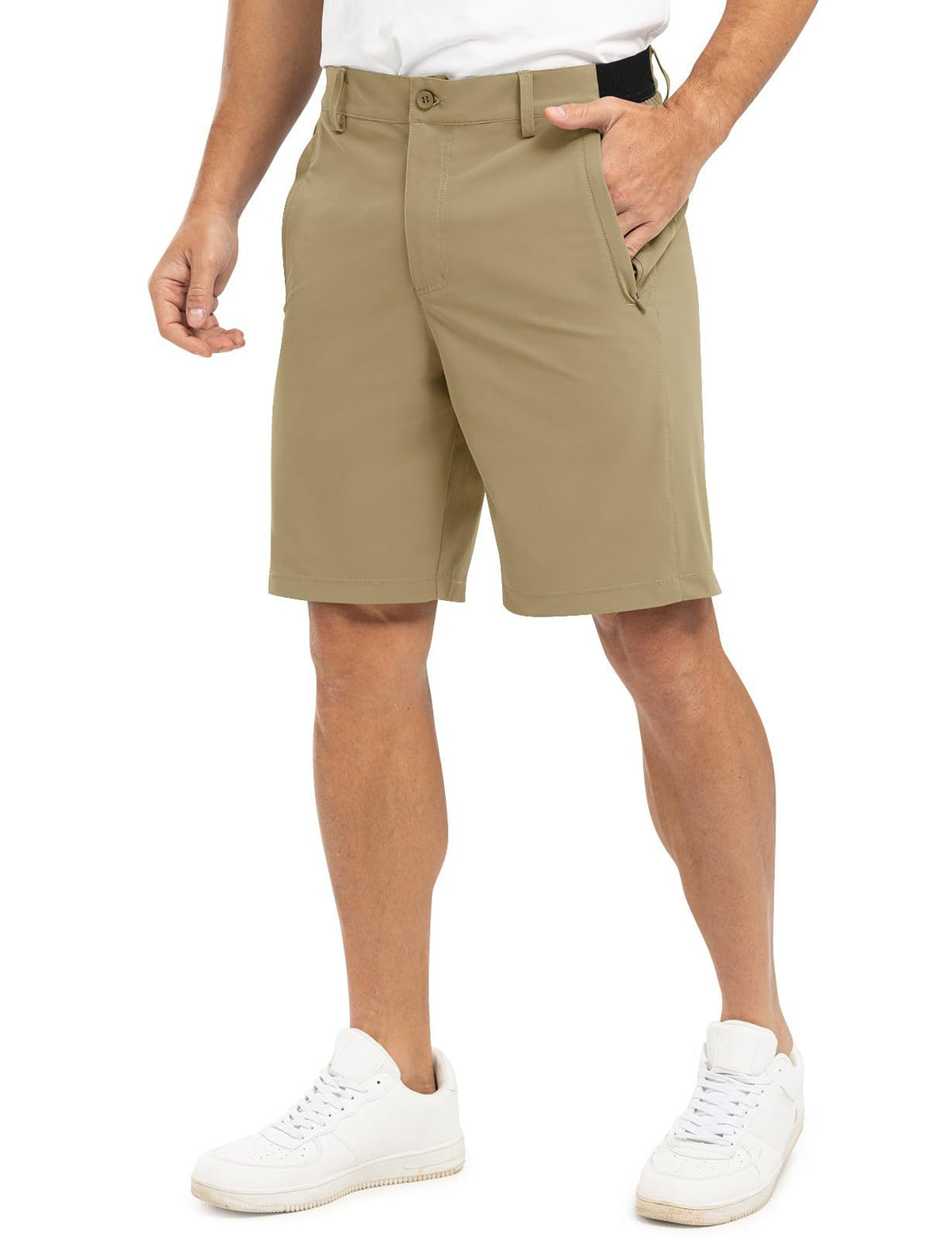 Short taille élastique coupe droite