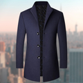 Manteau long d'hiver coupe structurée au style intemporel homme – Presbourg
