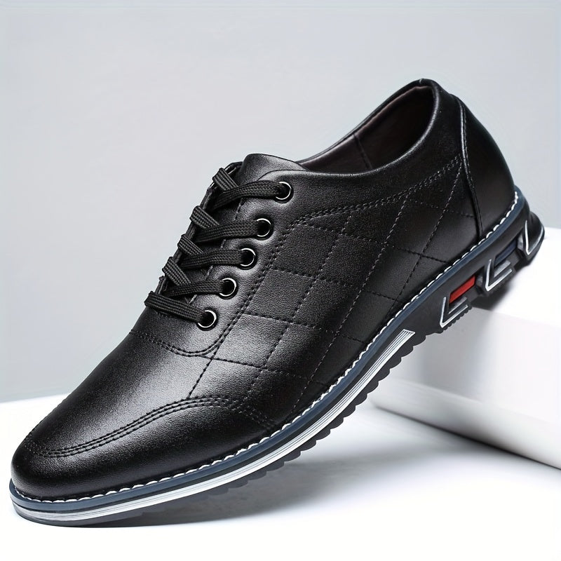 Baskets matelassées motif losange lacets allure sobre homme – Druyes