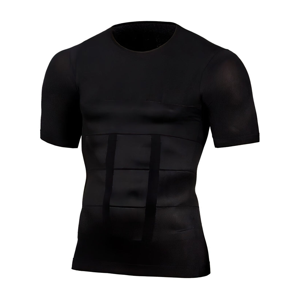 T-shirt de sport gainant stretch respirant au style intemporel homme – Rians