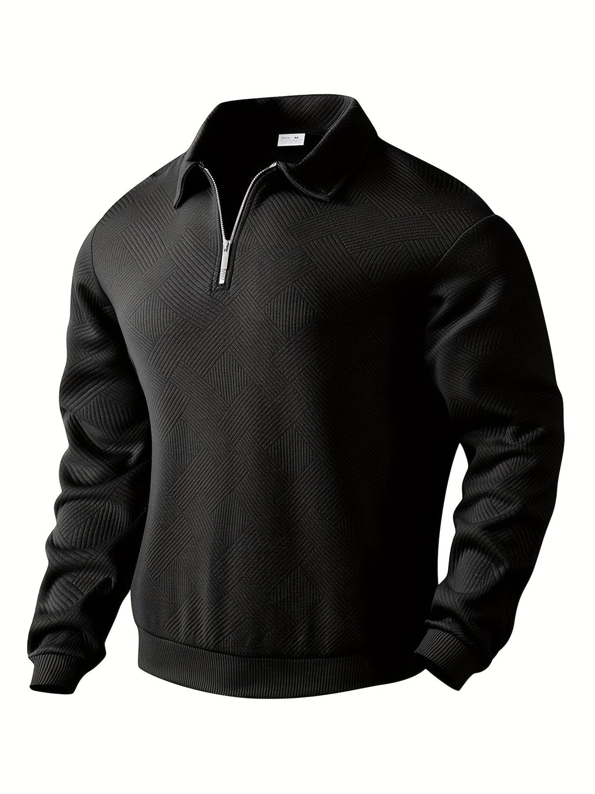Pull léger zippé en maille fine