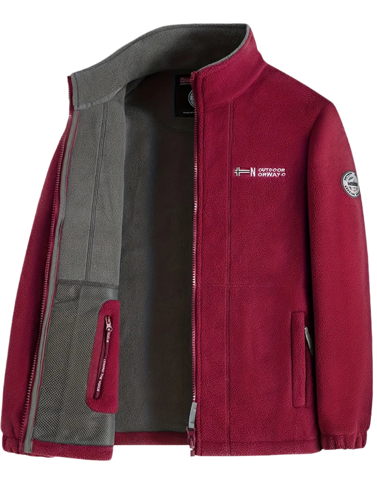 Veste polaire légère zippée pour le quotidien homme – Roussillon