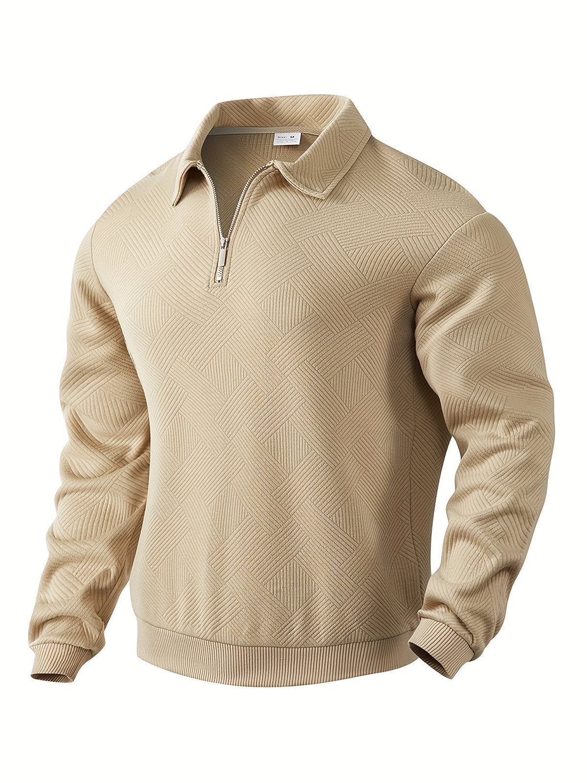 Pull léger zippé en maille fine