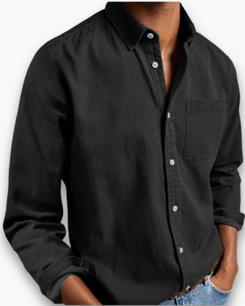 Chemise élégante polyvalente bureau week-end style chic intemporel homme – Thésée