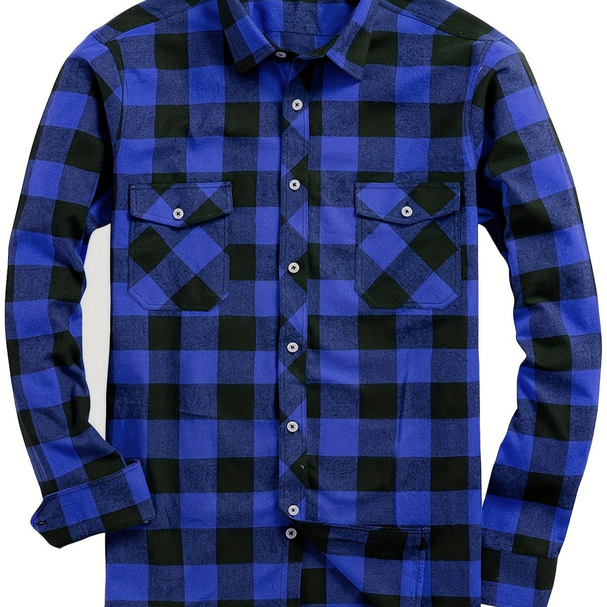 Chemise à grands carreaux deux poches