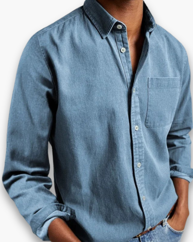 Chemise élégante polyvalente bureau week-end style chic intemporel homme – Thésée