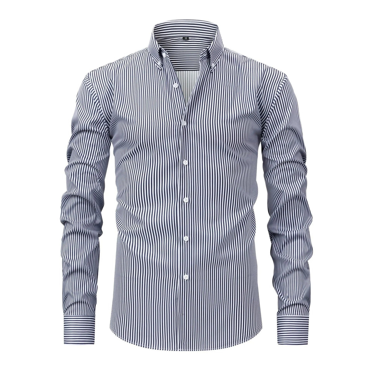 Chemise à rayures verticales coupe ajustée