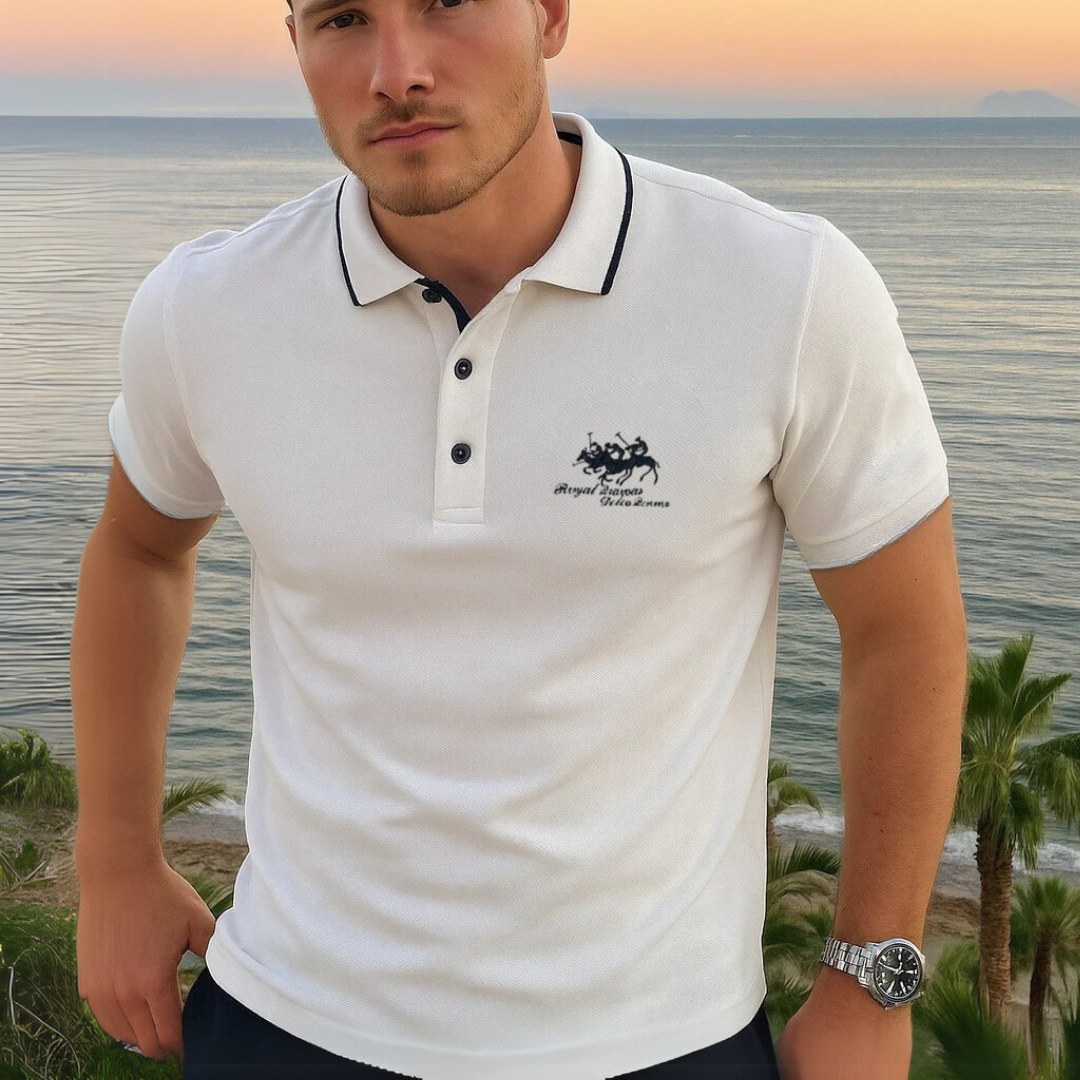 Polo en tissu respirant coupe moderne col classique pour toute occasion homme – Honfleur