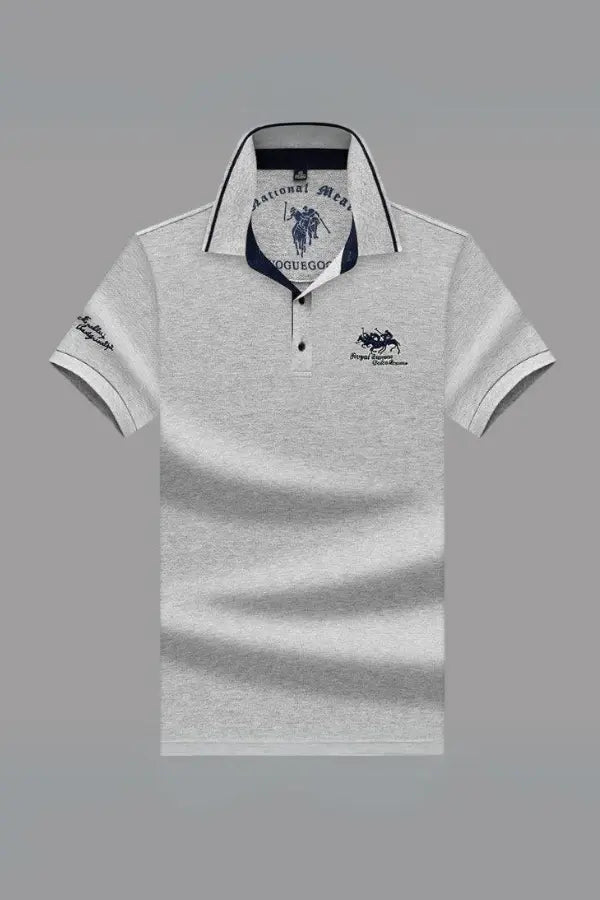 Polo léger à manches courtes en tissu respirant coupe régulière homme – Sauternes