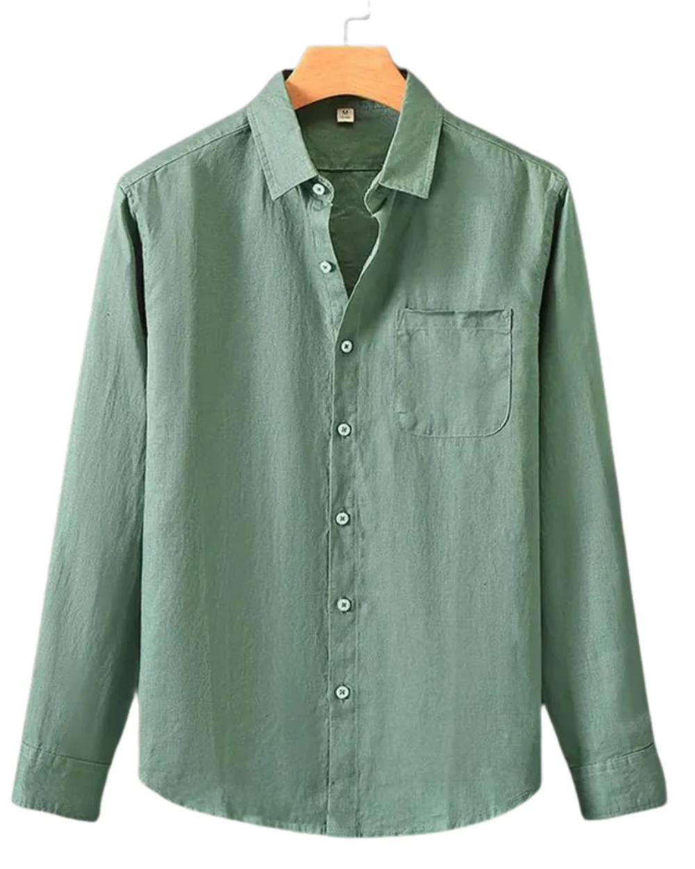 Chemise légère aspect lin décontractée