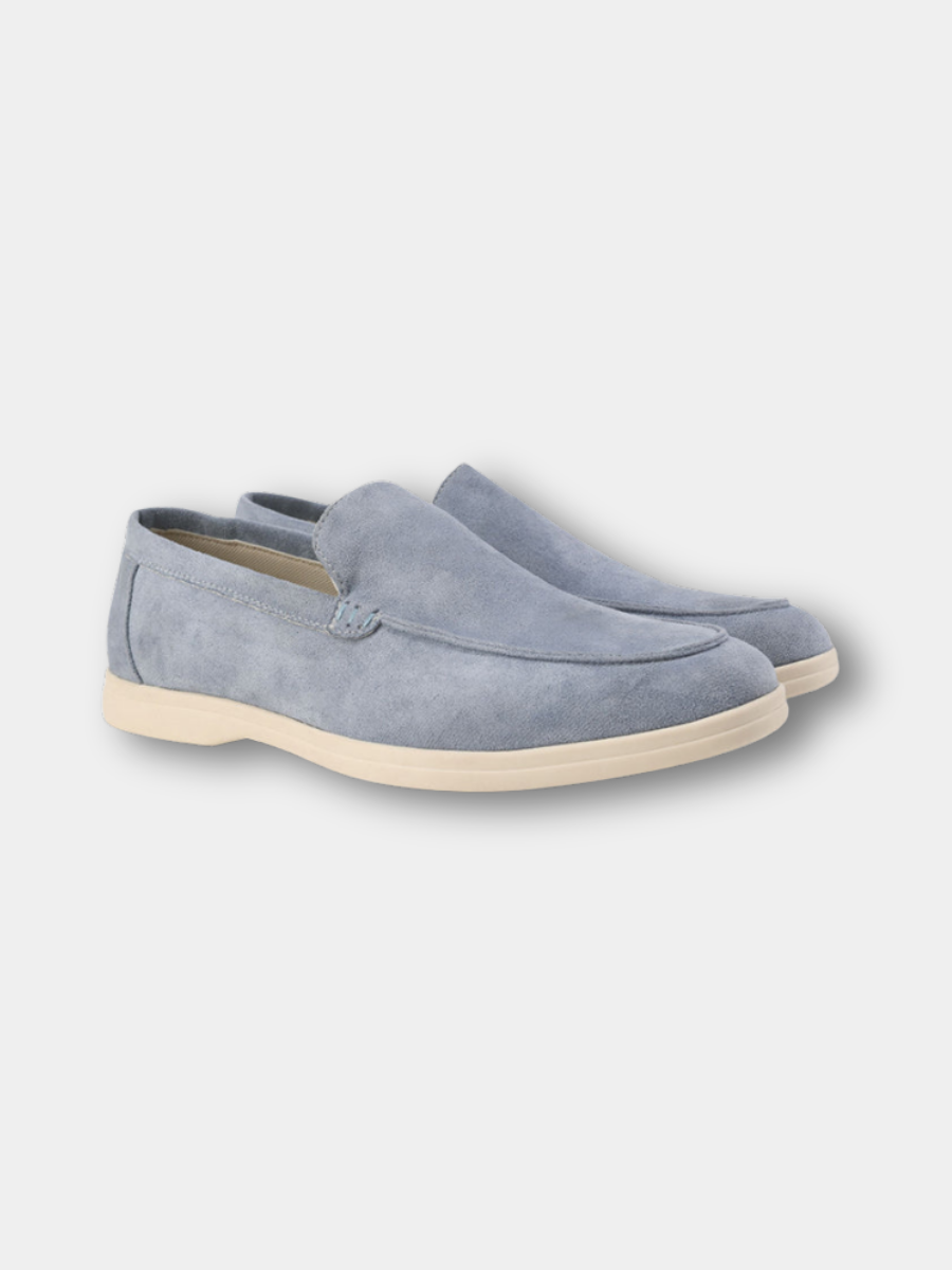 Mocassins à enfiler aspect daim