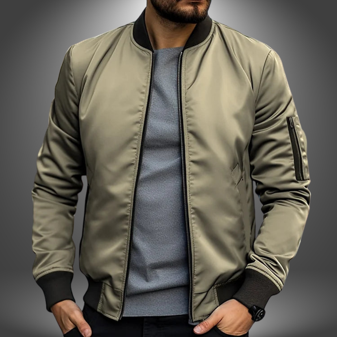 Veste bomber légère coupe ajustée