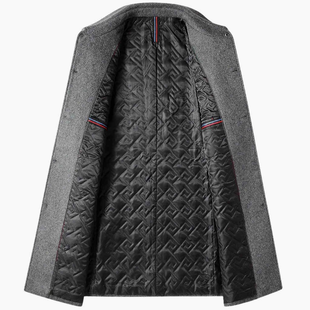 Manteau en laine coupe classique au chic discret homme – Blauvac