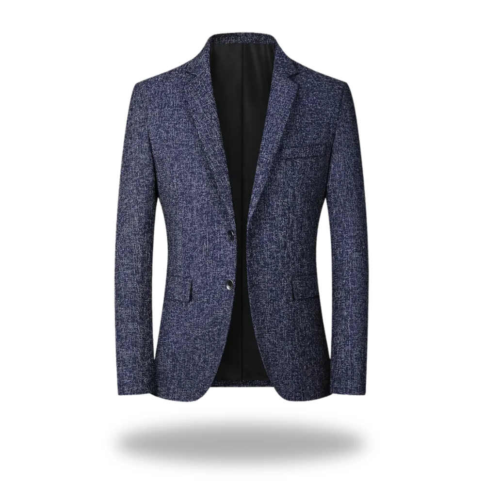 Blazer moucheté deux boutons poches à rabat