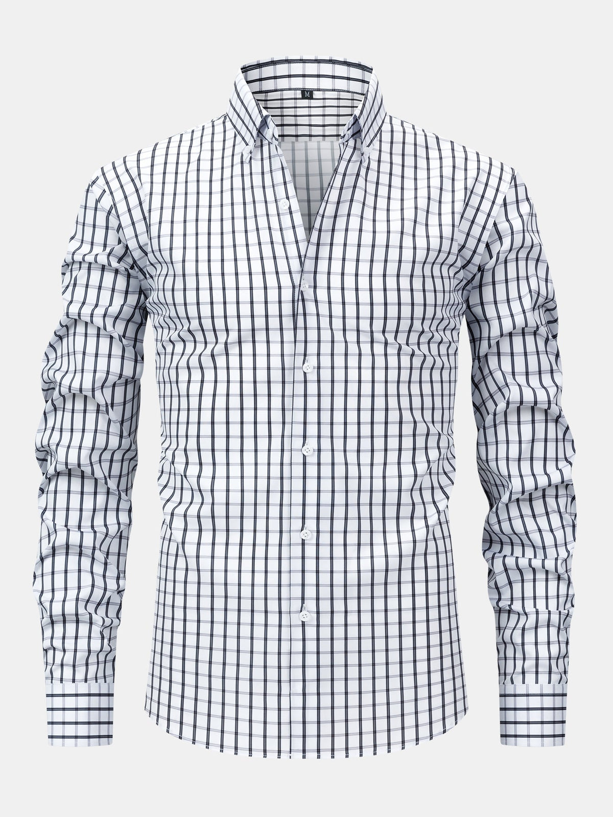 Chemise à carreaux manches longues