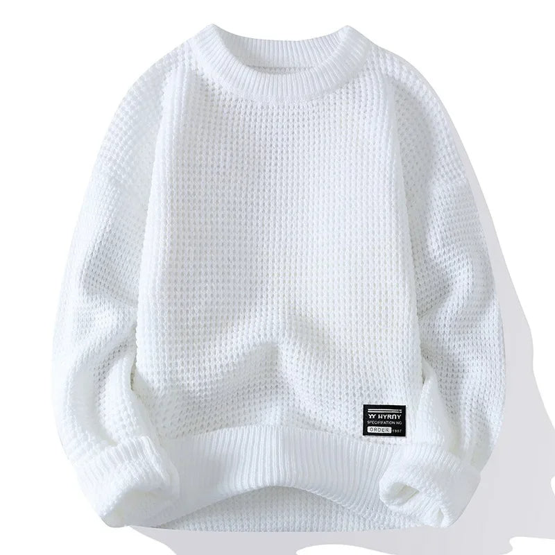 Pull en maille nid d'abeille texturée coupe confortable homme – Hossegor