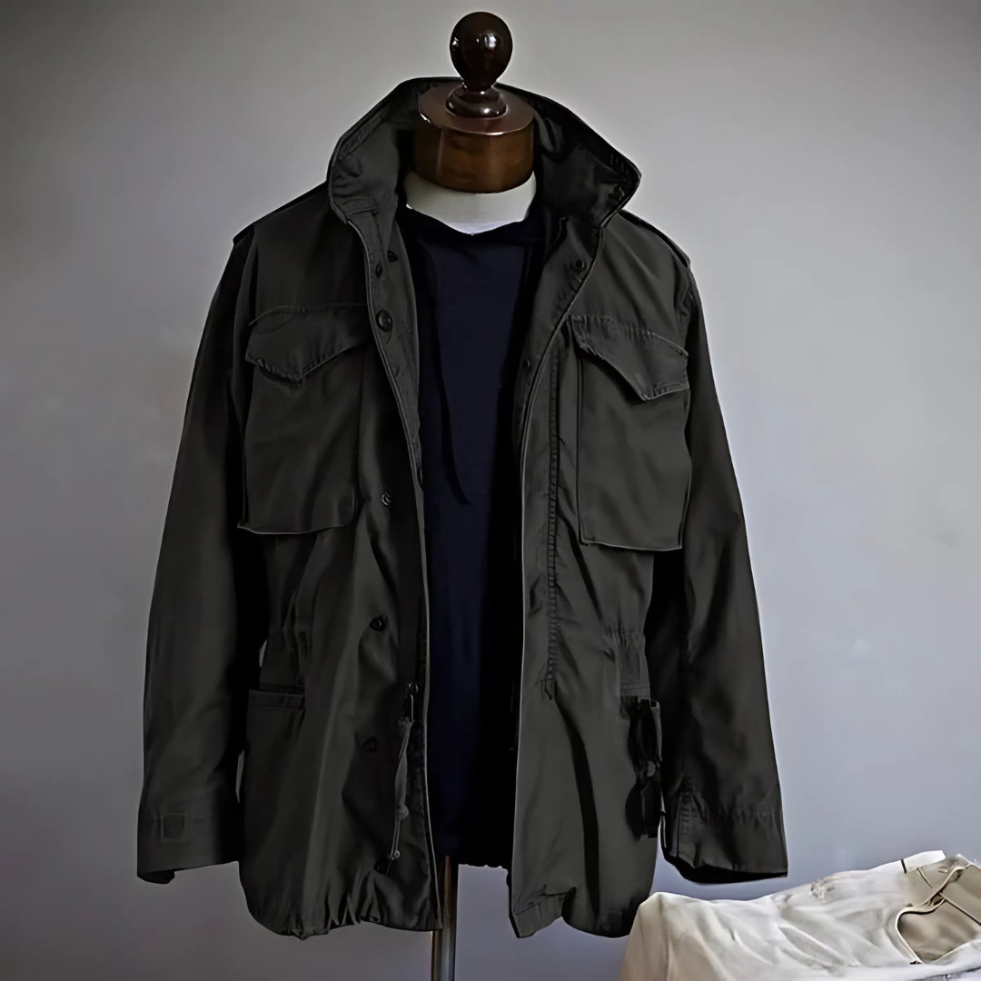 Veste de terrain militaire à poches rabat