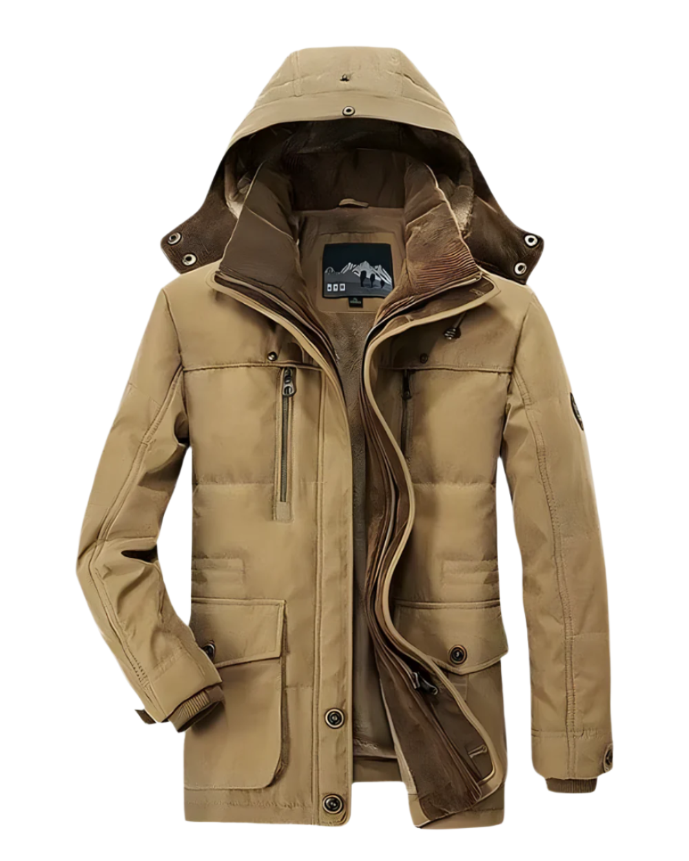 Veste rembourrée zippée coupe ajustée