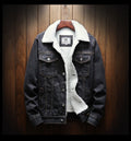 Veste en denim doublée fausse fourrure à la finition soignée homme – Breil