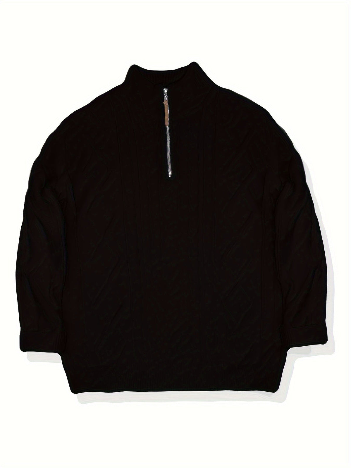 Pull col polo zippé en maille