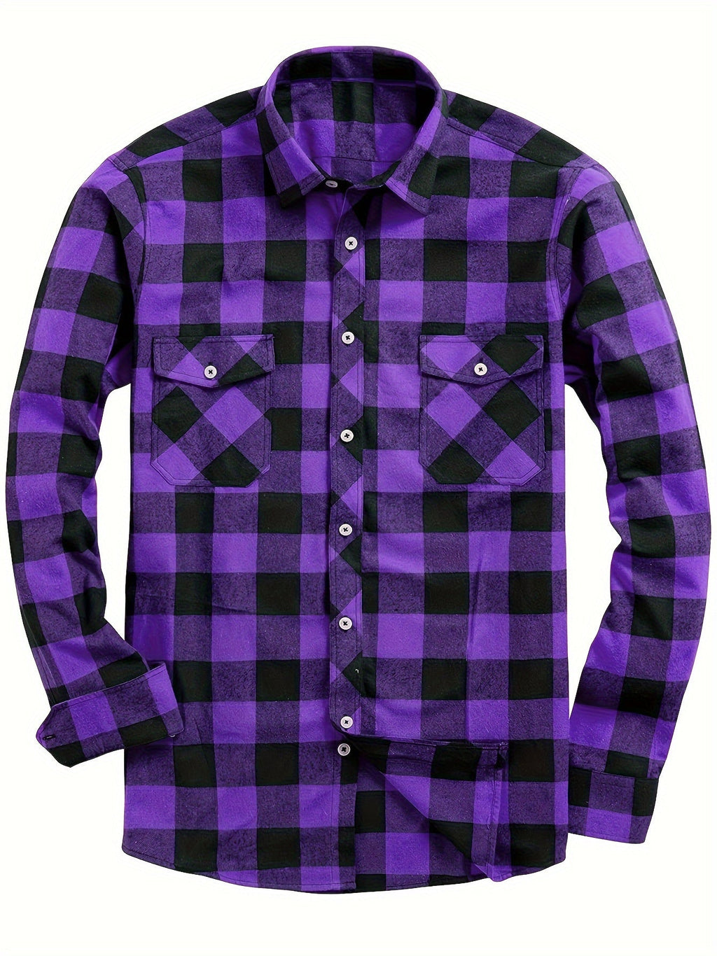 Chemise à grands carreaux deux poches