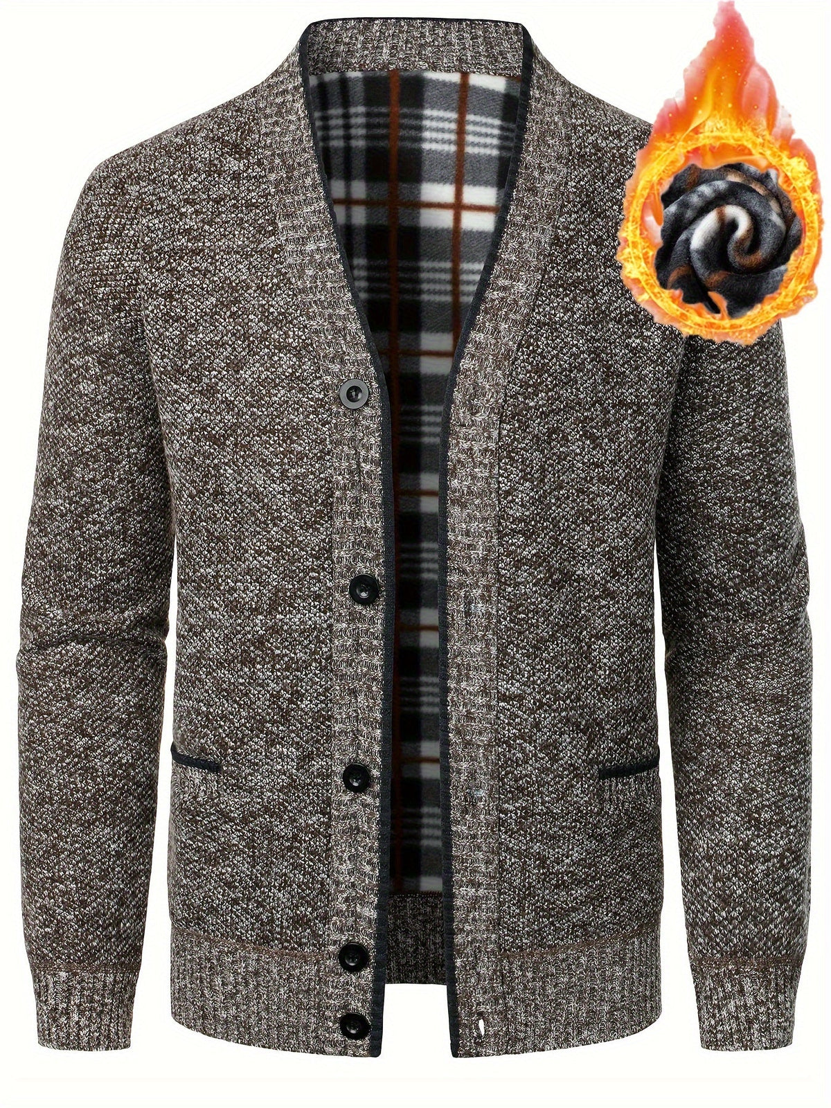 Cardigan zippé à capuche motif camouflage