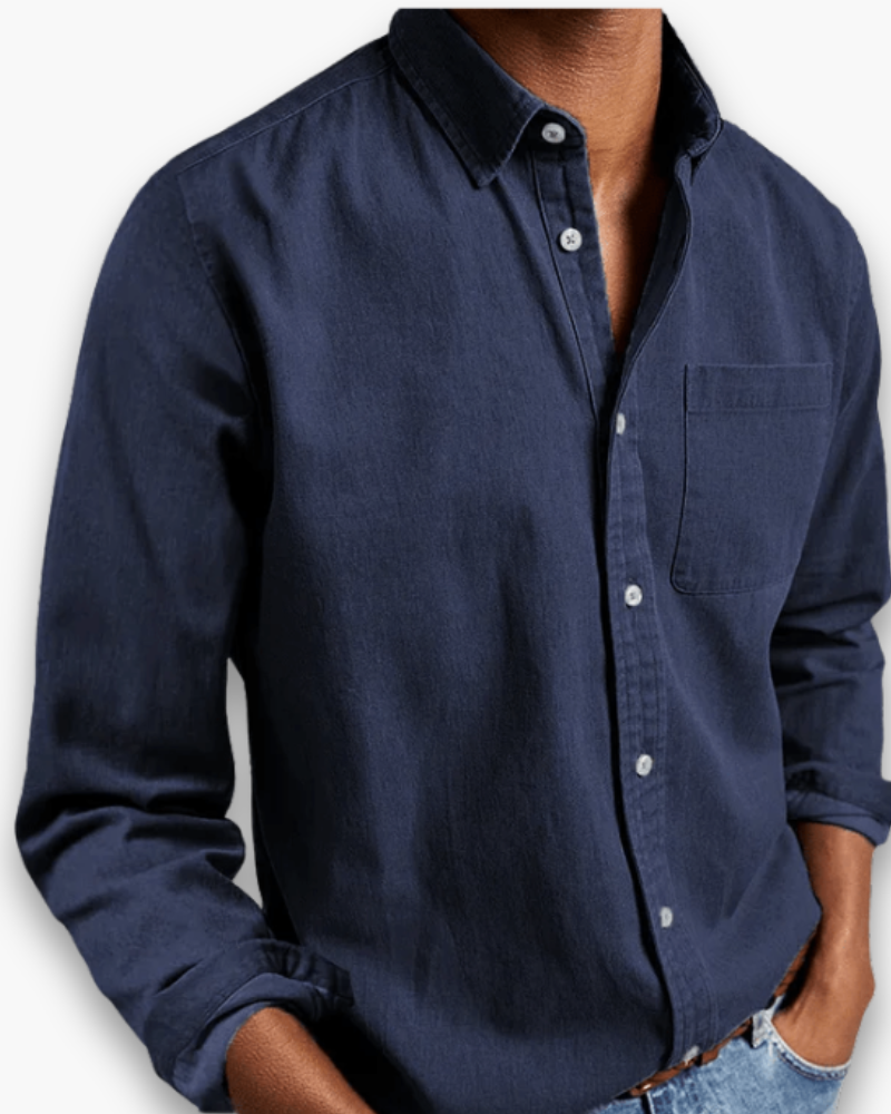 Chemise élégante polyvalente bureau week-end style chic intemporel homme – Thésée