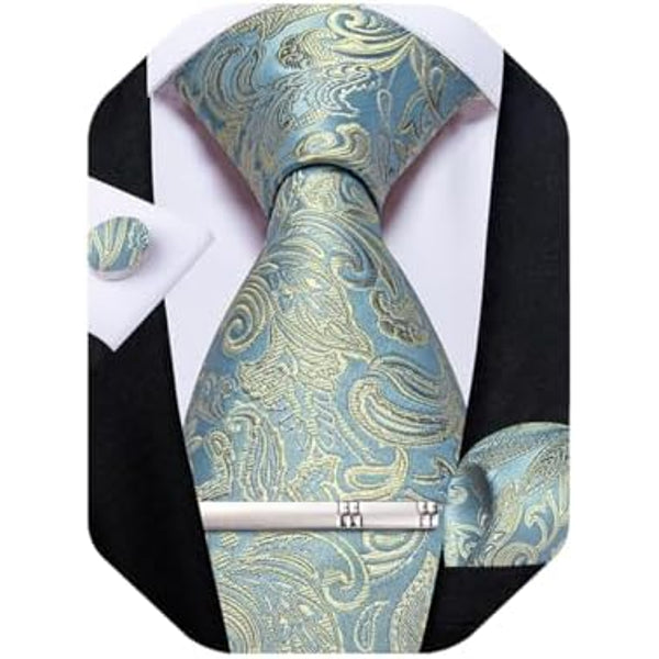Set de cravates paisley cérémonie au style intemporel homme – Vaison