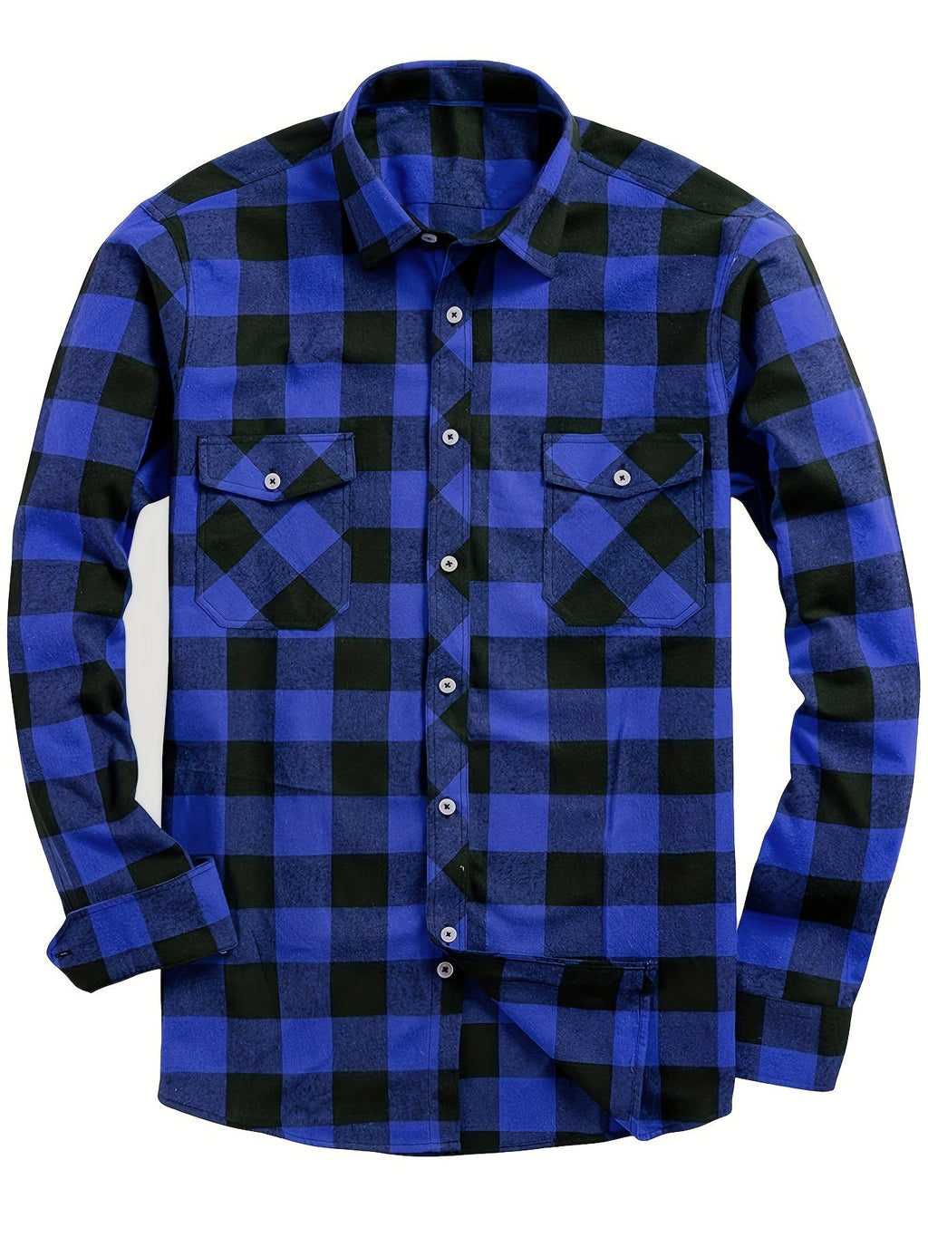 Chemise à grands carreaux deux poches