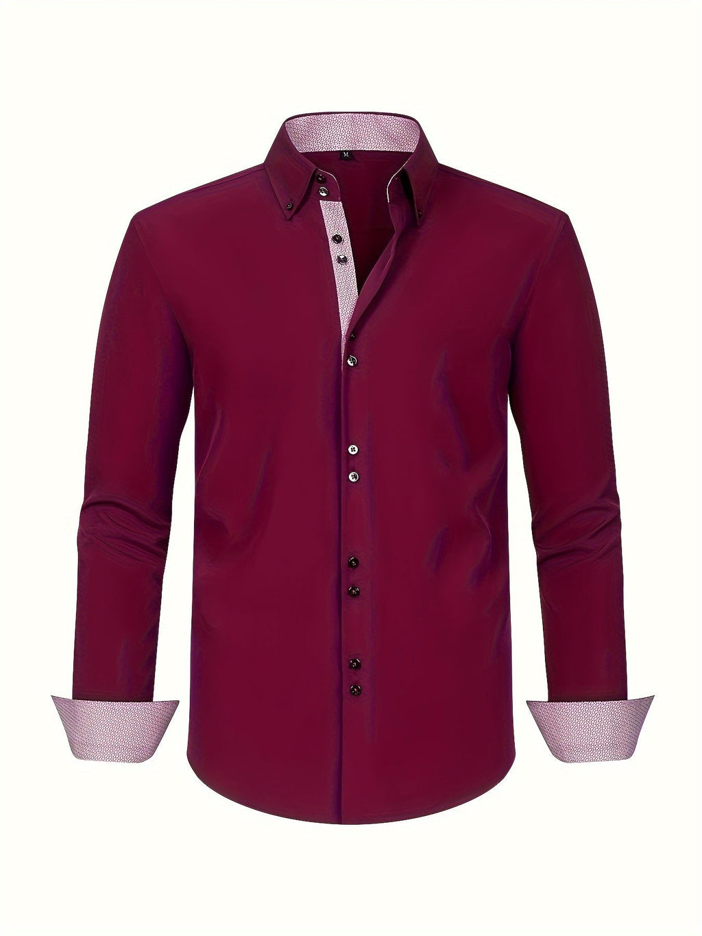 Chemise légère élégante à détails contrastés coupe confortable homme – Larmor